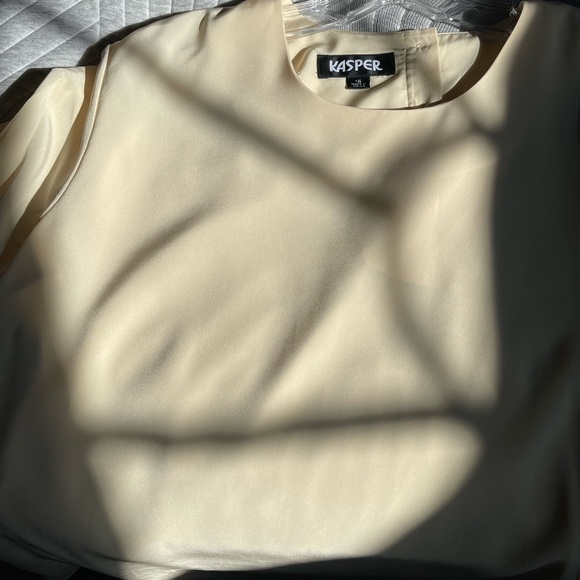 Kasper Navy Suit 3 piece 16P - Picture 5 of 6